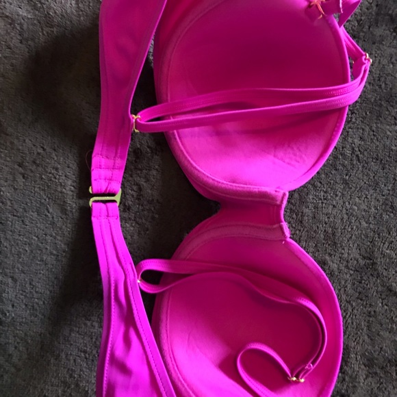 Vibrant Pink Bikini Top - Picture 3 of 4